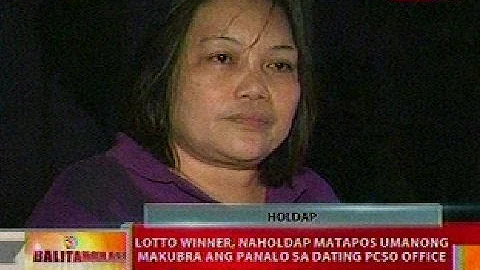 BT: Lotto winner, naholdap nang makubra ang panalo...