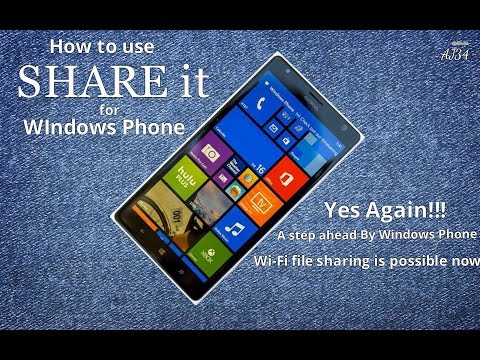 How Use Share It For Windows Phone (New Version 1.4)