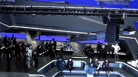 Tron Legacy (Behind the Scenes) - Overhead Graphlite Motion Control Crane (2)