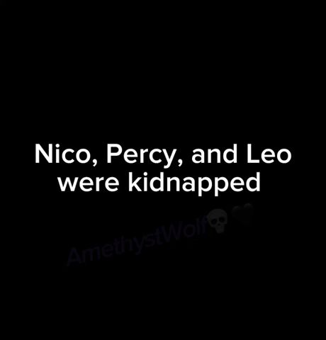 Nico, Percy, and Leo get kidnapped #percyjackson #nicodiangelo #leovaldez #funnyedit #pjo #funny