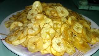 घर पर बनाएं उपवास की स्पेशियल बाज़ार जैसी केले की वेफर/ kele ki wefers/Banana thin and crispy wefers