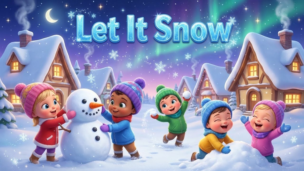 Let It Snow ️ | Fun Christmas Song for Kids #christmassongs - YouTube