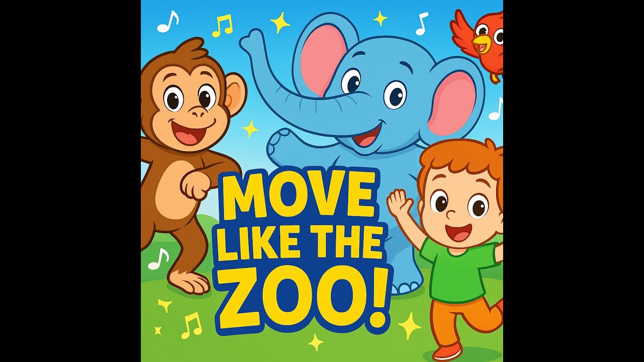 Move Like the Zoo 🐒🦁 | Fun Animal Dance Song for Kids | Preschool ...