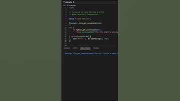 PHP Tips & Tricks | Smart Error Handling: Using Try-Catch  #coding #codeprep #computerscience