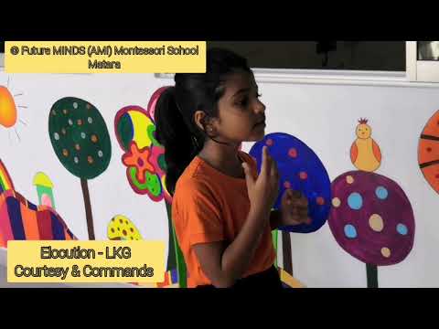 LKG Elocution Exam   Part 1   Future MINDS Montessori School   Matara