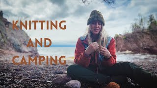 Ep. 19 - my love for knit socks, a test knit, drop spindle, and plenty of nature