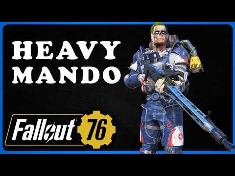 New LMG Heavy Mando Build - Heavy No Pa VATS Rambo Style Build - Fallout 76