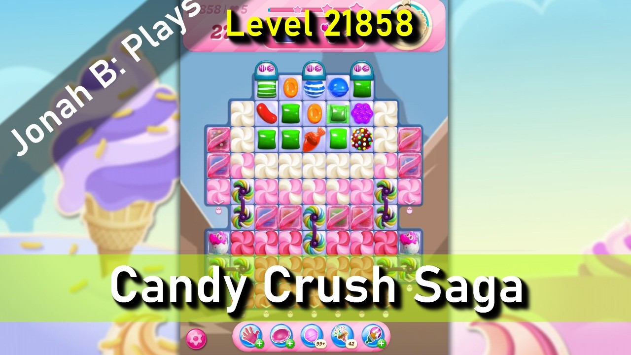 Candy Crush Saga Level 21858 - YouTube
