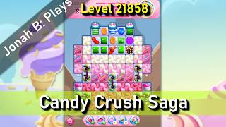 Candy Crush Saga Level 21858 - YouTube