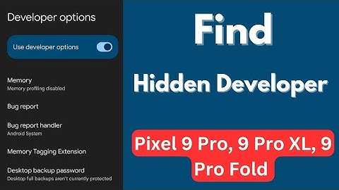 How to Find Hidden Developer Options in Pixel 9 Pro, 9 Pro XL, 9 Pro Fold