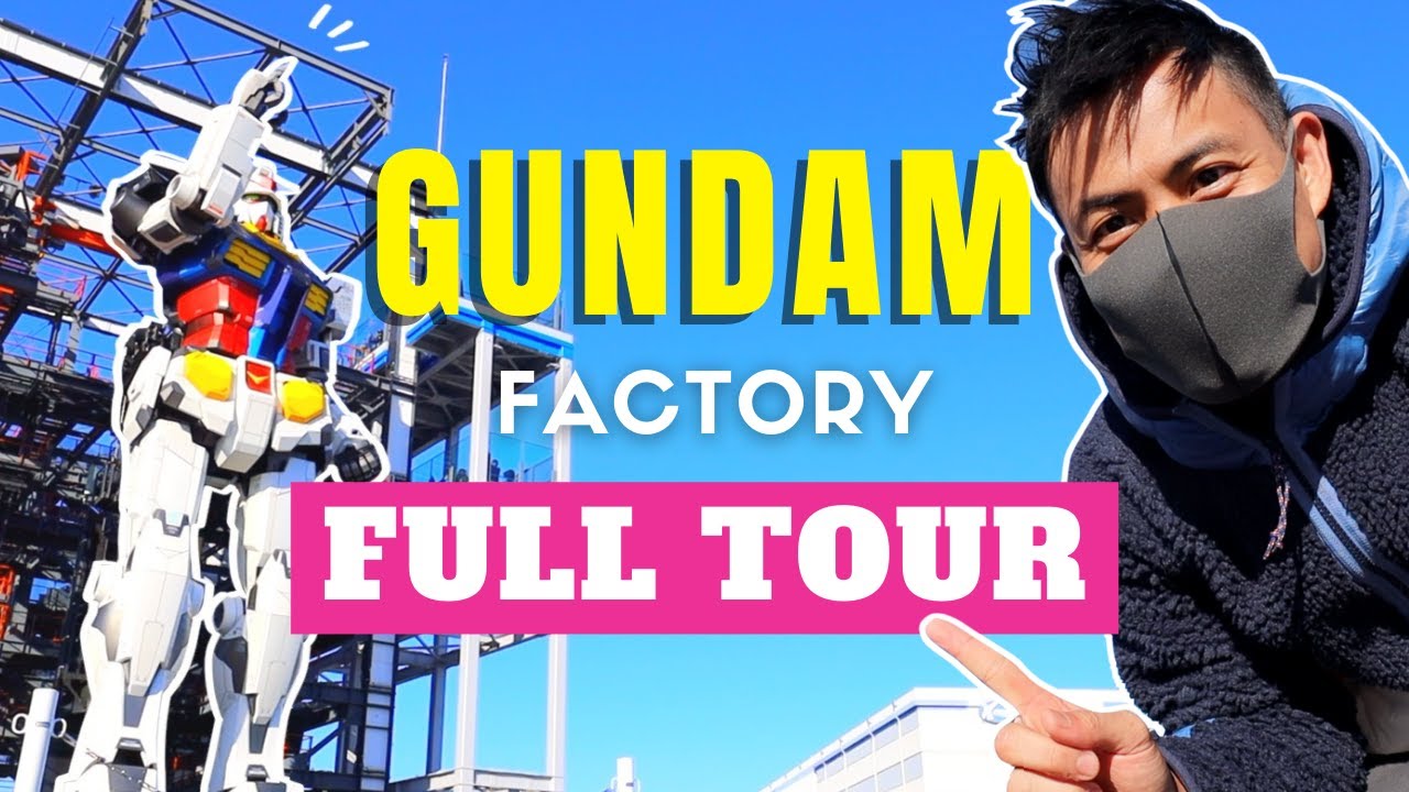 ⁣World's Largest Gundam Factory Full Tour