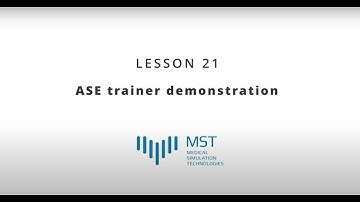 MST Masterclass - Lesson 21 - ASE trainer demonstration