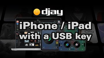 How-to use Algoriddim djay Pro 5 on iPhone or iPad with audio files stored on a USB drive