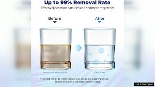 Membrane Solutions 20 Micron Pleated Water Filter Home 10"x4.5" Whole House Heavy