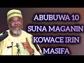 ABUBUWA 10 SUNA MAGANIN KOWACE IRIN MASIFA ABUBUWA 10 SUNA MAGANIN KOWACE IRIN MASIFA