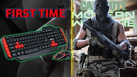 First Time Playing With Mouse And Keyboard In COD Mw