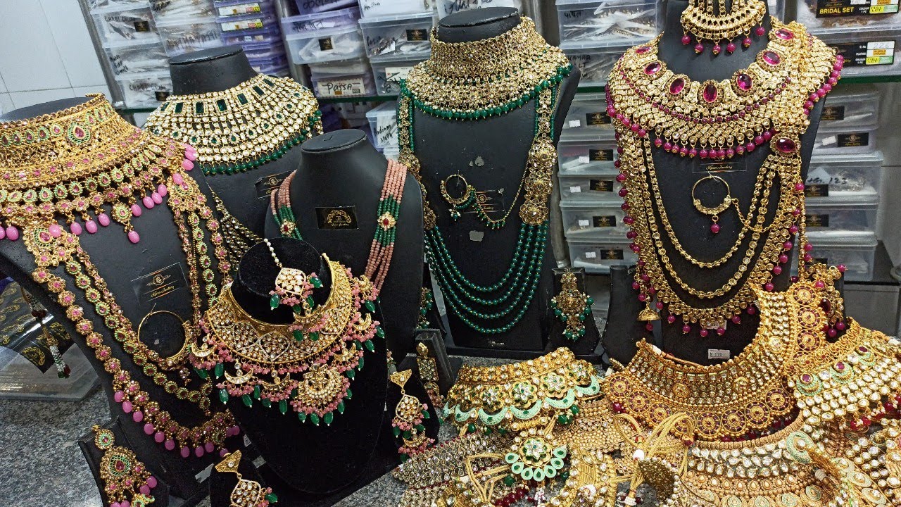Jewellery Wholesale Market In Sadar Bazar | Bridal Jewellery Collection &  Artificial Jewellery | - YouTube