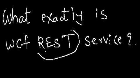 Wcf rest service