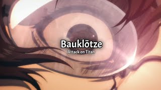 Attack on Titan OST — Bauklötze [Eng Sub] Resimi