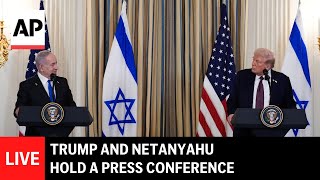 Live Trump And Netanyahu Hold A Press Conference