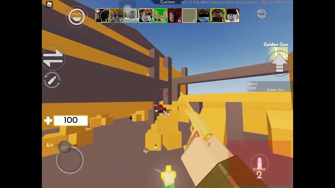Hitting CRACKED Mobile Trickshots... | Roblox Arsenal Clip