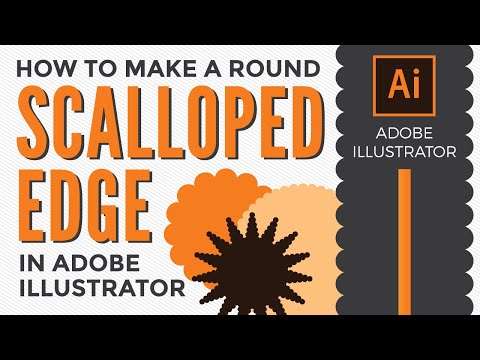 How to Make a Round Scalloped Edge in Adobe Illustrator