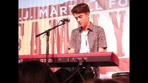 Greyson Chance performs his new song "Victim"