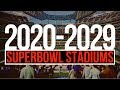 2020-2029 SuperBowl Stadiums - YouTube