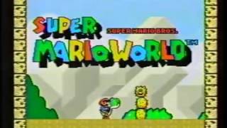 SNES - Super Mario World Nintendo commercial "Now You're Playing with Power...Super Power!" (1991)