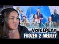 First Listen | Voiceplay - Frozen 2 Medley Feat. Adriana Arellano