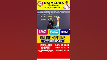 Andhra Pradesh GENCO / TRANSCO / DISCOMs PREVIOUS QUESTIONS |SAIMEDHA