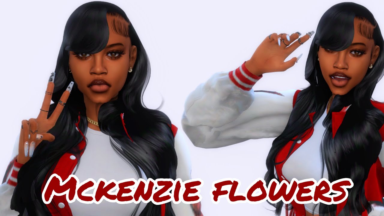 Sims 4 CAS | McKenzie Flowers + CC Folder & Sim Download - YouTube