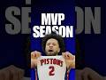 Cade Cunningham is on MVP watch…👀 #cadecunningham #nba #nbanews #basketball