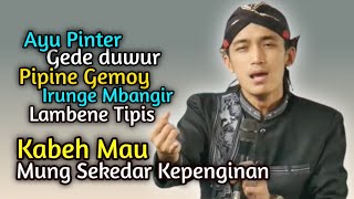 BEDANE KEBUTUHAN KARO KEPENGINANE WONG MBOJO