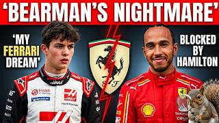 Bearman's Nightmare: Hamilton is blocking his Ferrari dream
