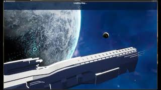 WIP - UE4.19 - Spaceship Game - first animated LoadingScreen Test