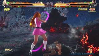 Tekken 8 Lili DF+4 Wall grab Tech
