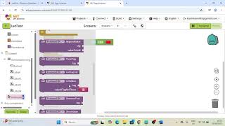 MIT Inventor APP tutorial connect to firebase with esp32 remote led control via internet (Fireball)