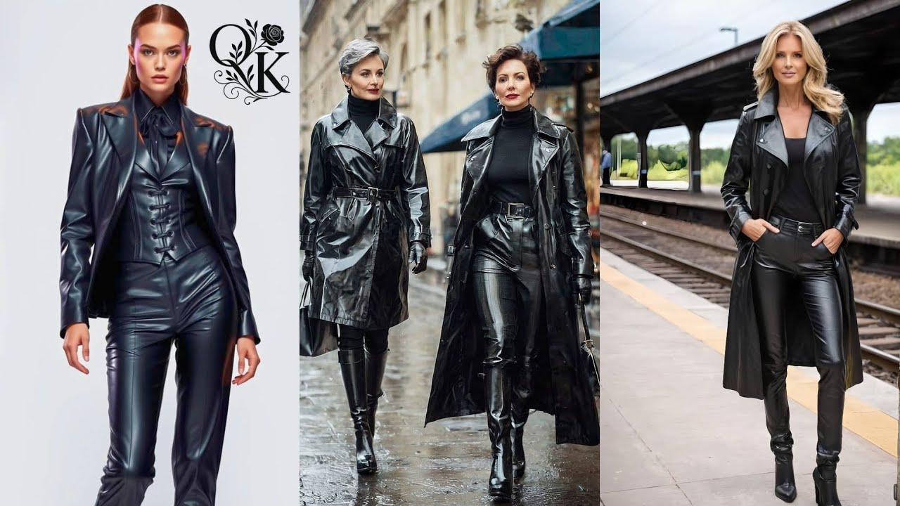 Full Body Leather Outfits Ideas stylish Looking Girl's - YouTube Full Body Leather Outfits Ideas stylish Looking Girl's - YouTube