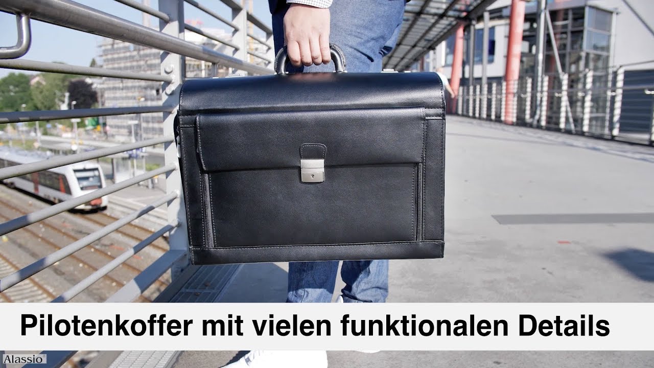 Alassio Leder-Pilotenkoffer VERONA