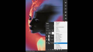 How to make Smudged Gradient Map Effect in Photoshop - Tutorial ! #shorts #photoshop