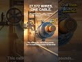 How bridge cables are spun wire by wire 🔩 #CivilEngineering #BridgeBuilding #Engineering #HowItsMade