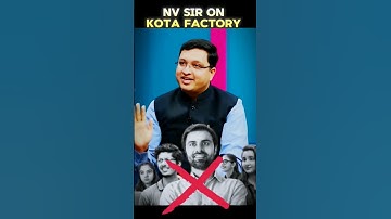NV Sir on Kota Factory @MotionNVSir #kota #jeetubhaiya #nvsir #kotafactoryseason3 #shorts #iit