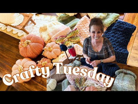 Crafty Tuesday Crochet & Knitting Machine Projects
