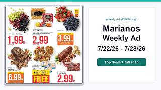 Marianos Weekly Ad (7/22/26 - 7/28/26) Top 10 Deals