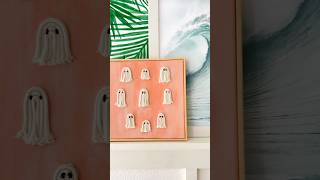 DIY Macrame Ghosts! 👻 Halloween Pink Decor #halloweendecor #ghostdiy #macrametutorial