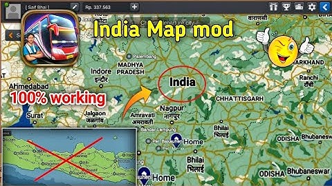 How to Add India Map mod in Bus Simulator Indonesia 😱