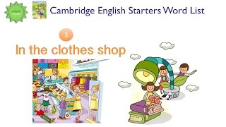 Daftar Kata Cambridge English Starters: DI TOKO PAKAIAN Kosakata Cambridge English