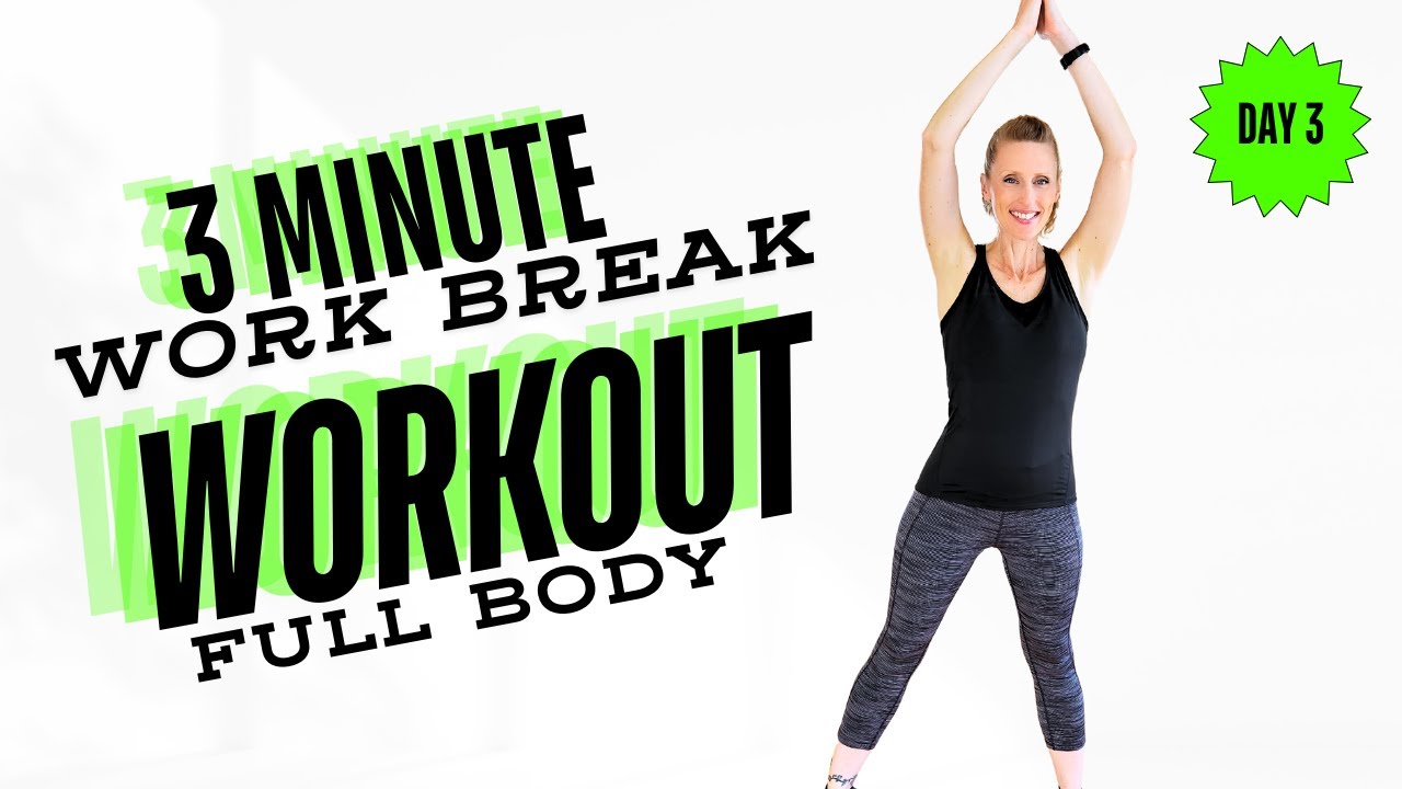 3 Min 🔥 WORK BREAK WORKOUT 🔥 Day 3 🔥 Low Impact Movement for Your Busy Day 🎵 Step to the Beat 🎵