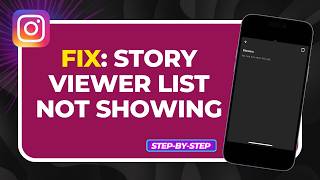 How to Fix Instagram Story Viewer List Not Showing (App Refresh Guide) screenshot 4